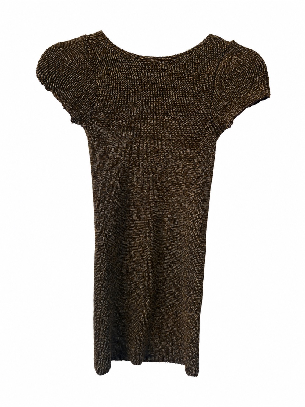 Bond-Eye Metallic Knit Stretch Dress - Picture 4 of 5